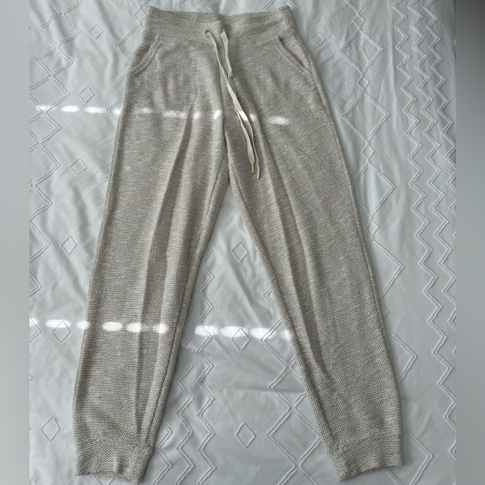 Aerie Beige Knit Jogger Pants
